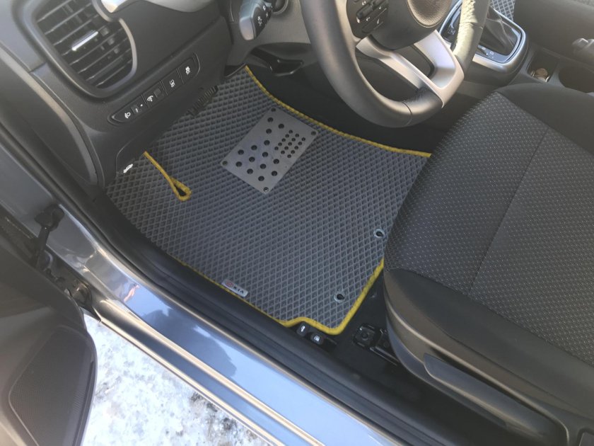 Eva коврики на Киа Рио 4