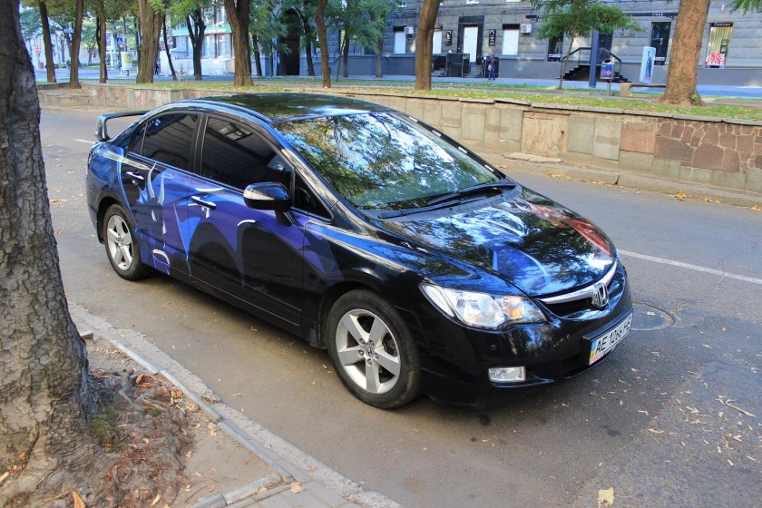 Honda Civic 8 4d в пленку
