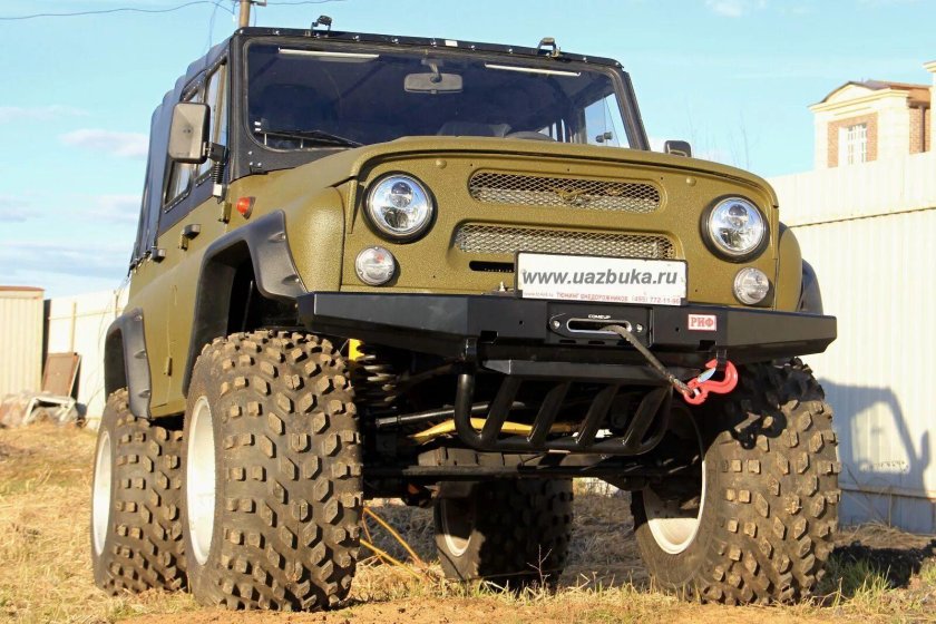 УАЗ Хантер на шинах низкого давления