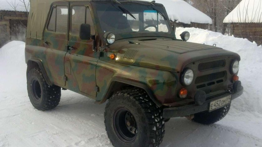 УАЗ 3151 на 33 колесах