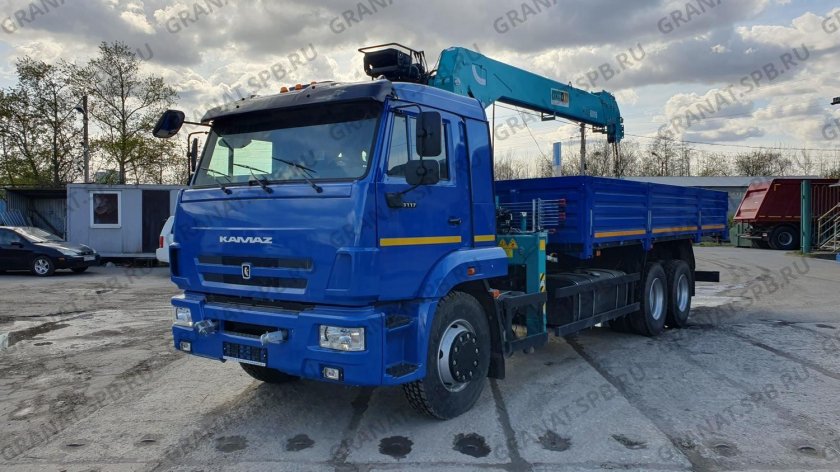 Автомобиль бортовой 3310ак (шасси FAW ca3310) c КМУ HKTC 8016