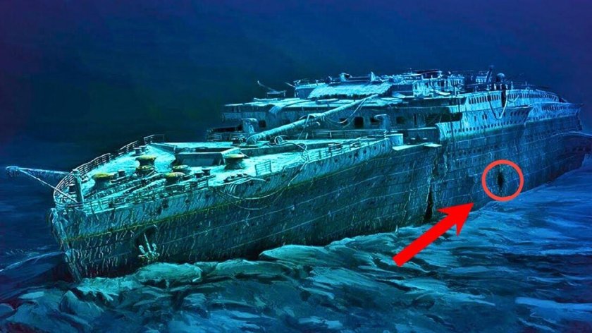 Затонувший Титаник