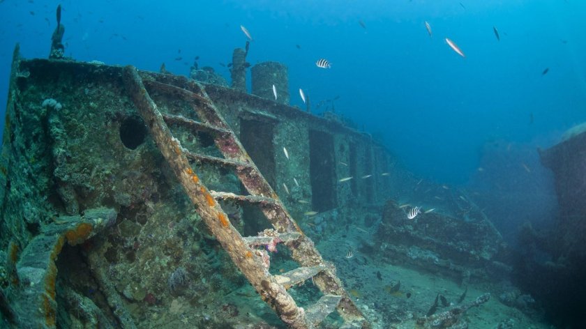 Корабль SS Thistlegorm, красное море