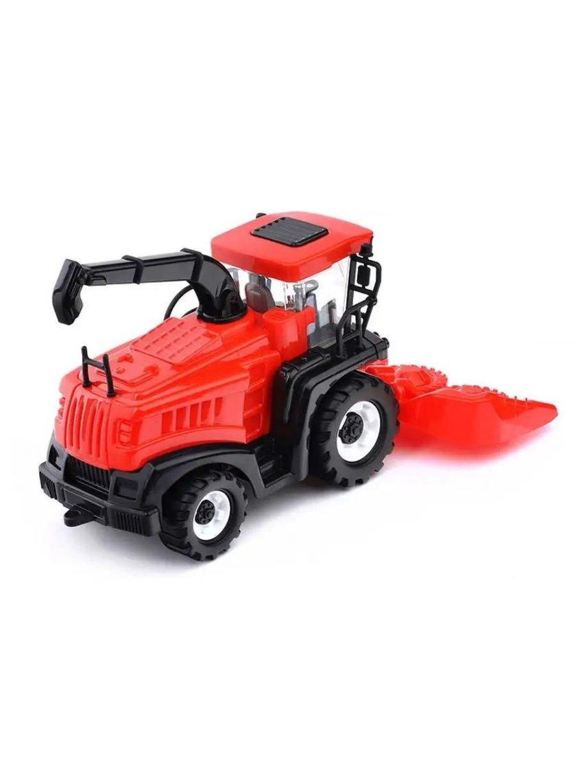 Красный комбайн игрушка