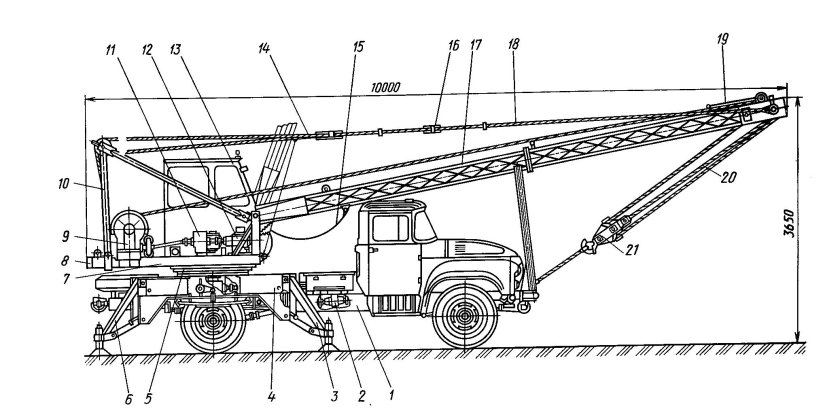 Кран автомобильный КС-2561к