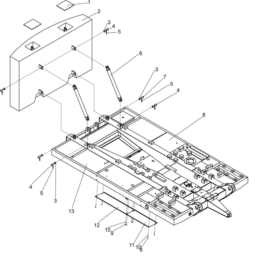 Гусеничная балка ДЭК-251