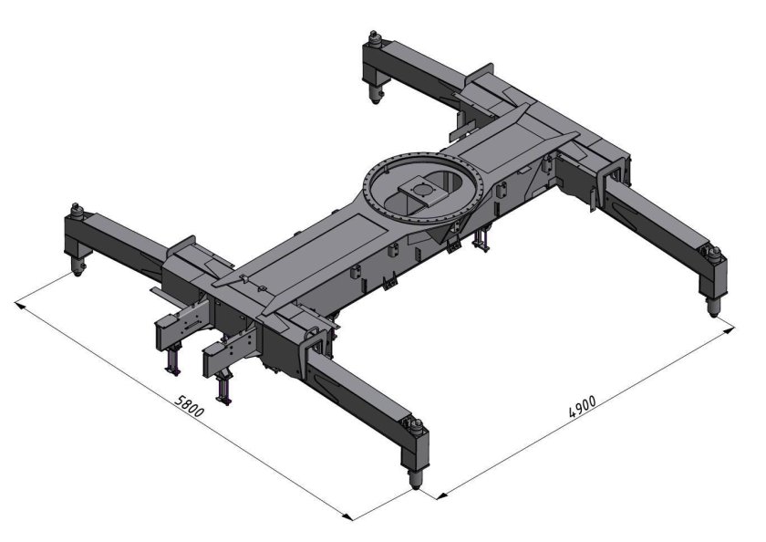 Рама неповоротная КС-3577а.30.200