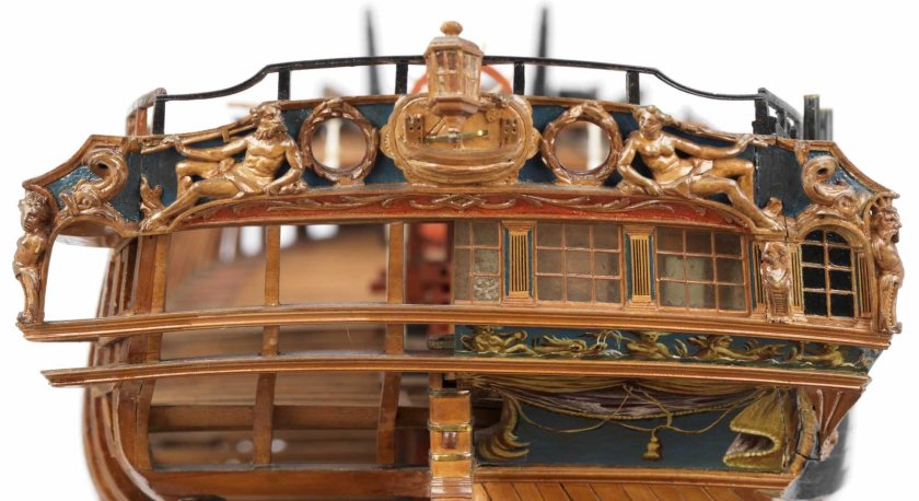 Корма корабля 18 века