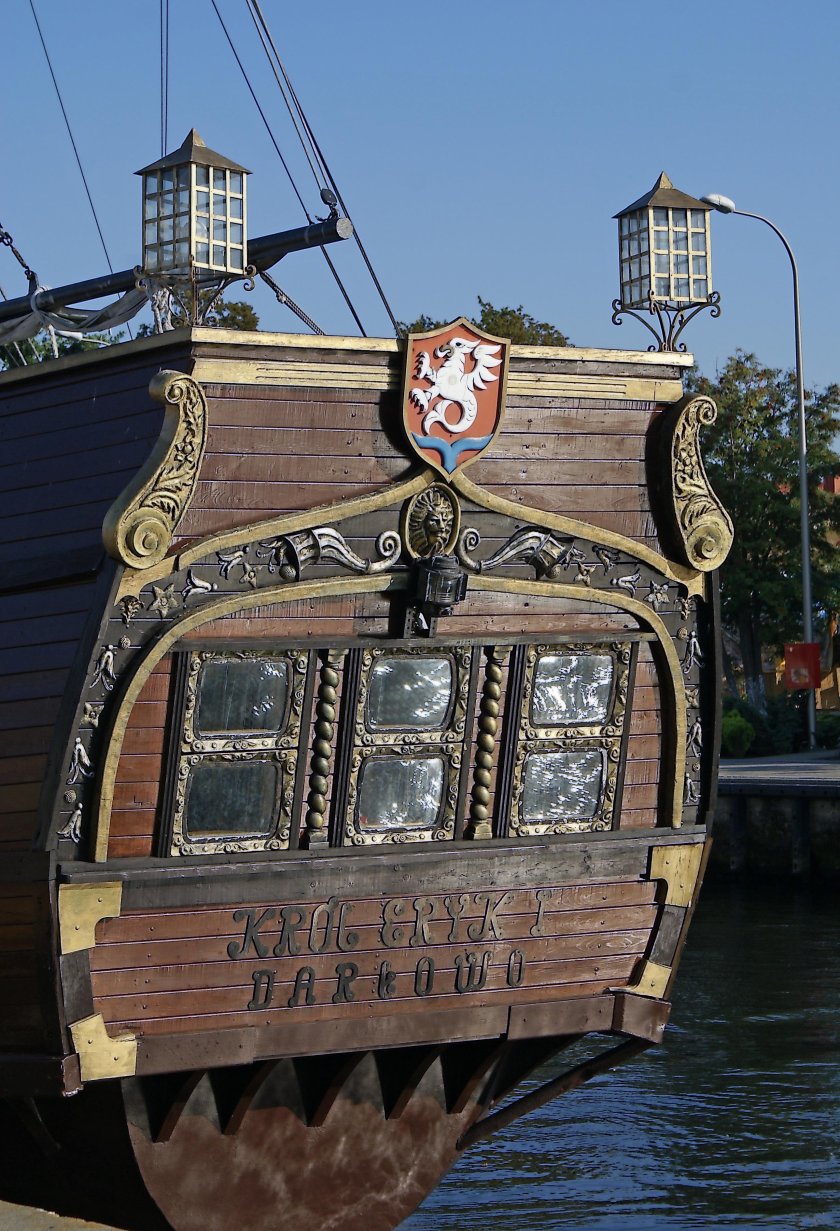 Корма старинного корабля