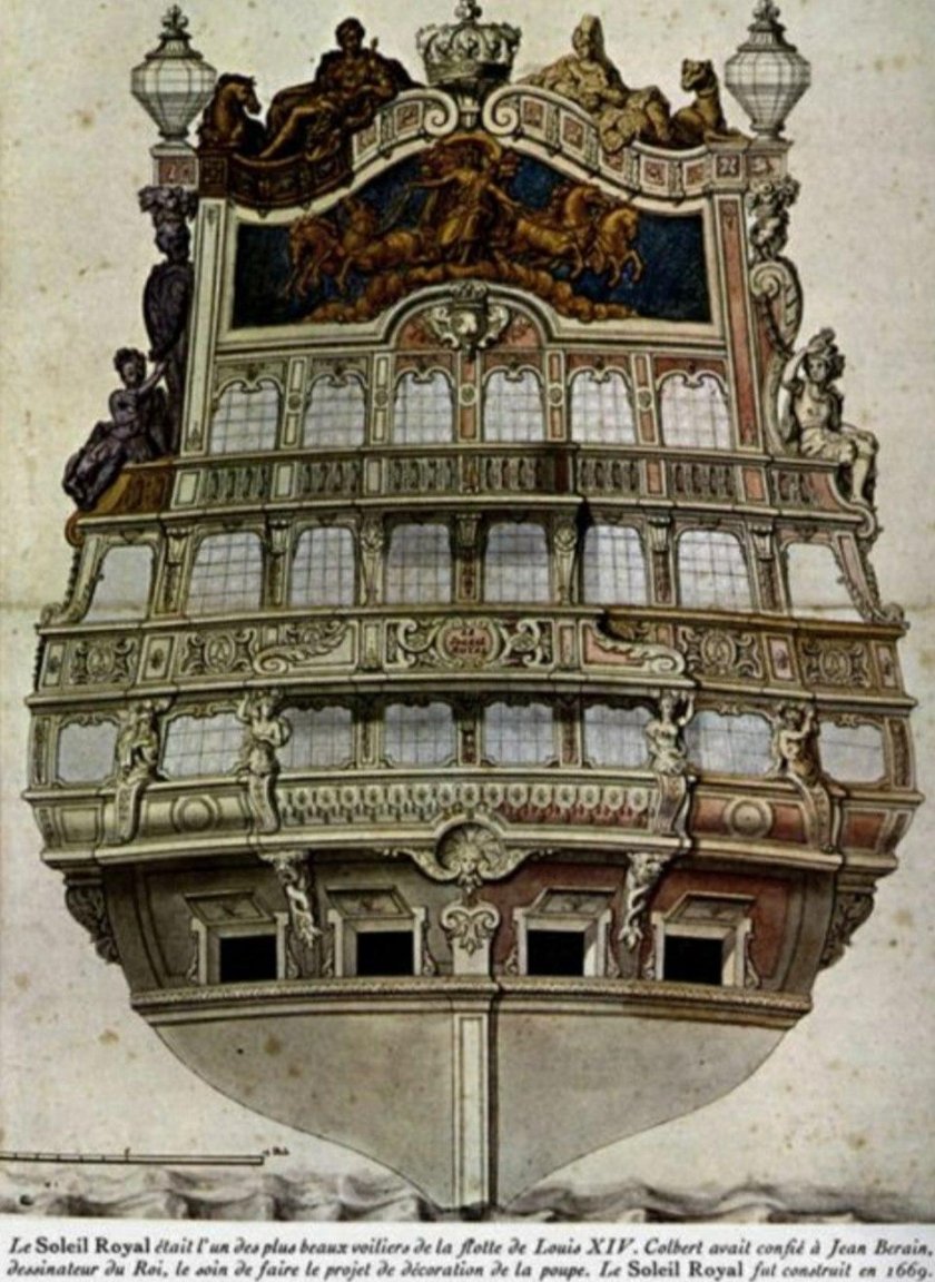 Линейный корабль "le Soleil Royal" 1669 г.