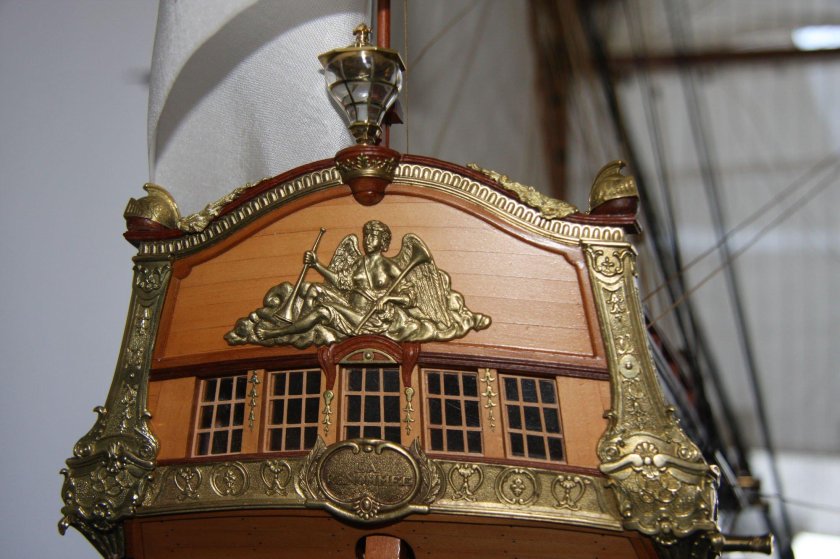 Корма парусника 17 века