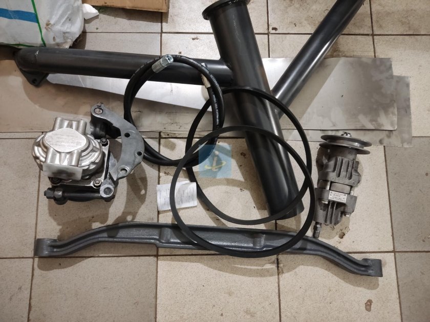 Комплект переоборудования к 742 с двигателя ТМЗ на ЯМЗ 75 11