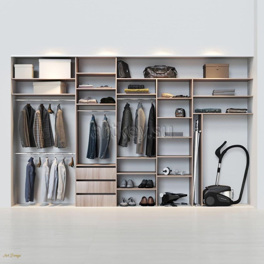 Шкаф с распашными дверями комфорт 1500х580