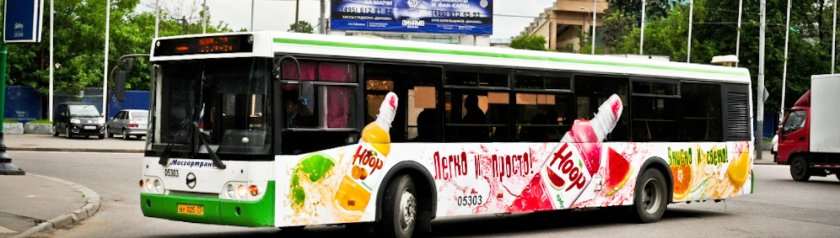 Реклама на транспорте в Тамбове