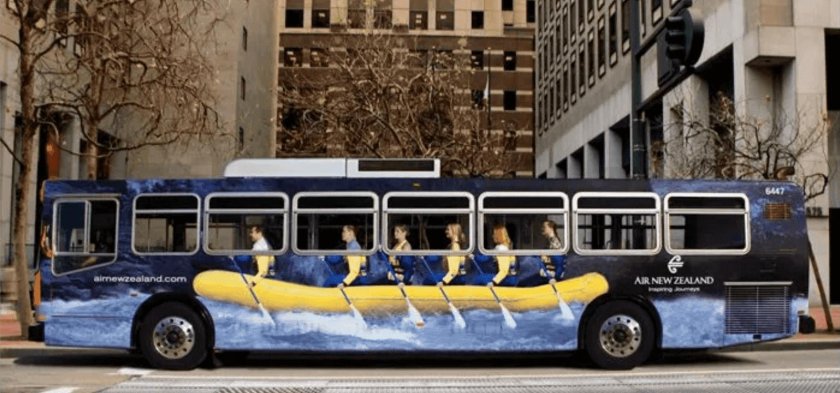 Креативная реклама на транспорте