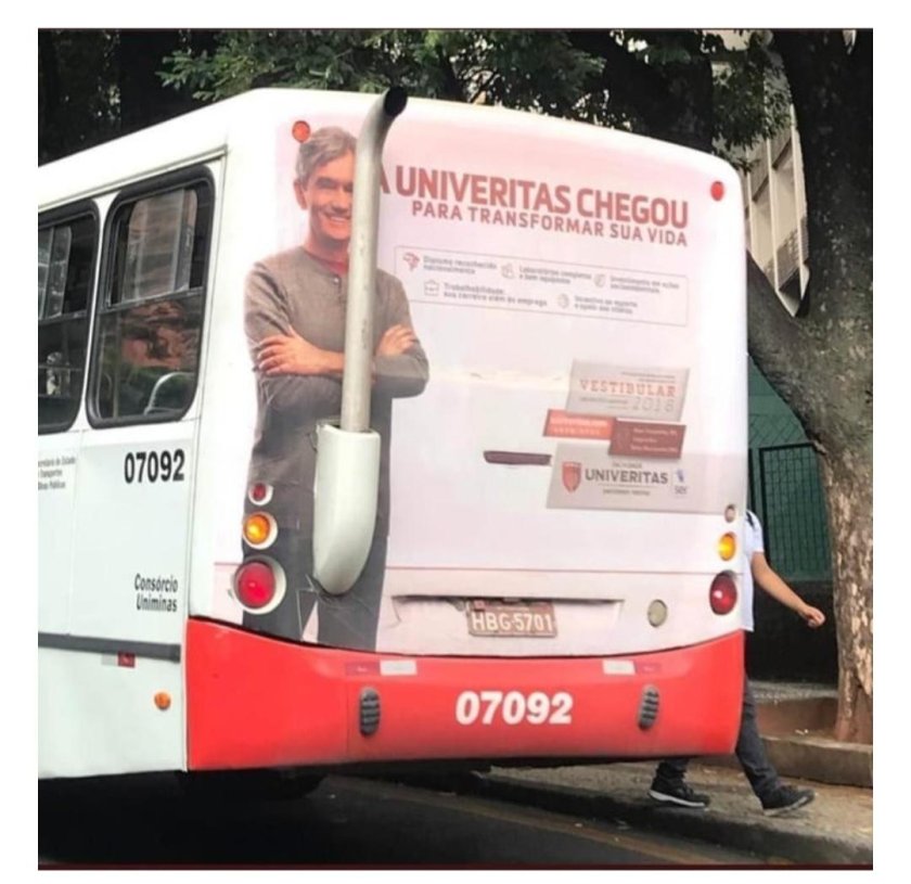 Смешная реклама на автобусе