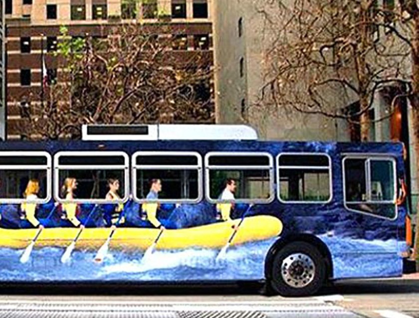 Креативная транзитная реклама