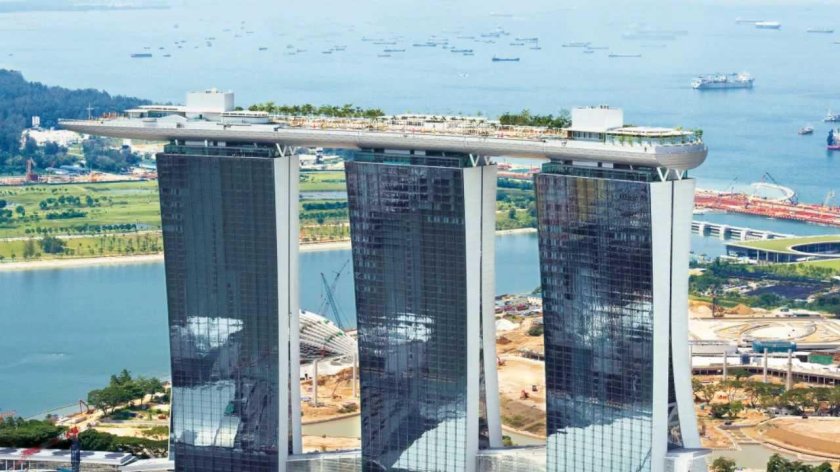 Сингапур отель Марина Бэй Сэндс