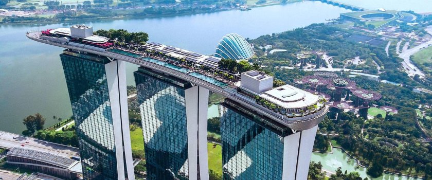 Сингапур отель Марина Бэй Сэндс