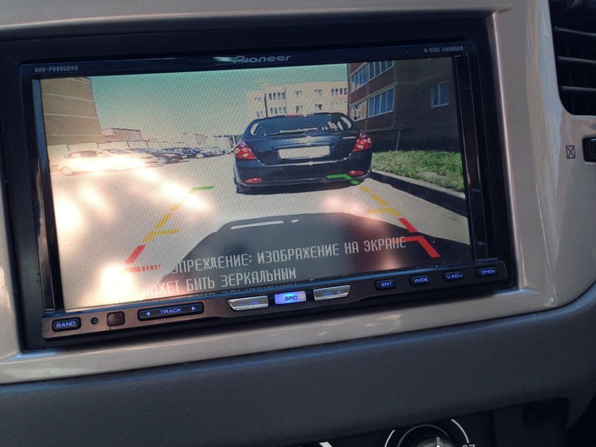 Камера заднего вида Паджеро 3