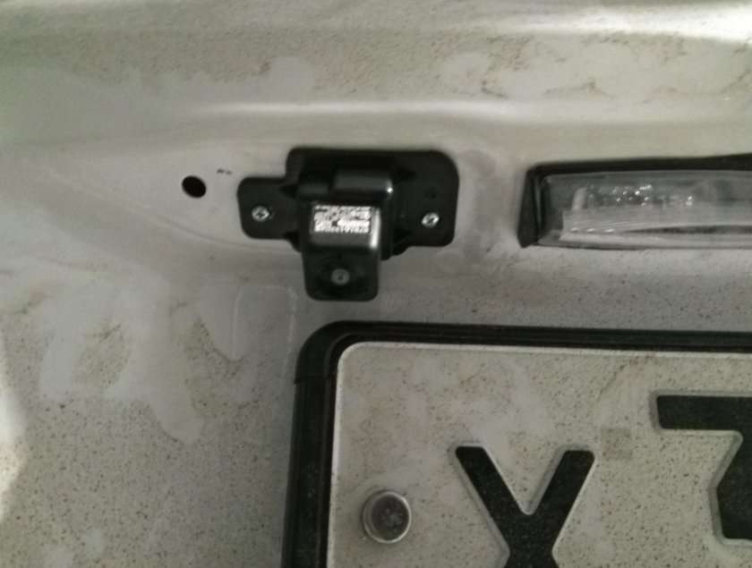 Камера заднего вида Паджеро спорт 2