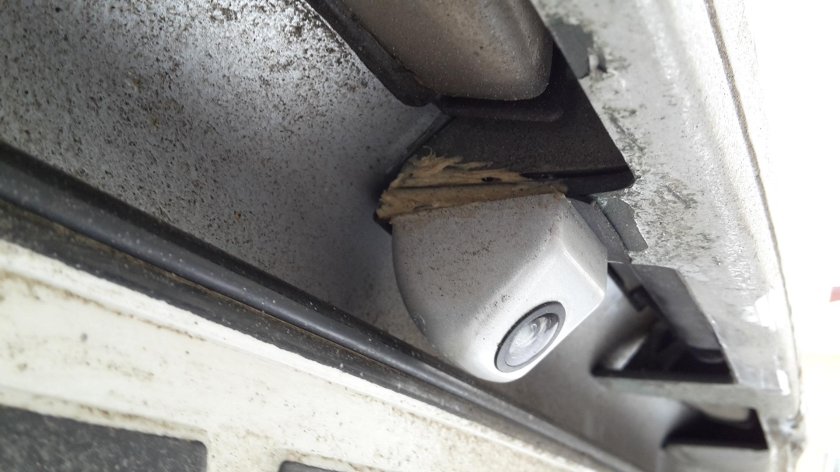 Камера заднего вида Паджеро спорт 2