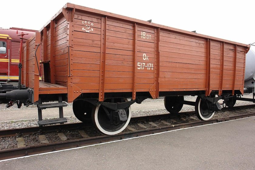 Двухосный вагон Теплушка