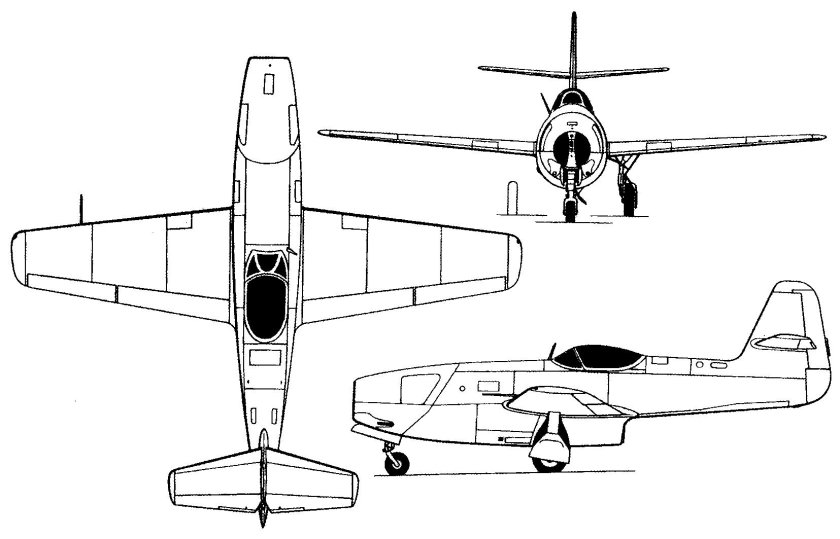 Як-23 чертежи