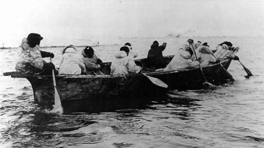 Лодка эскимосов