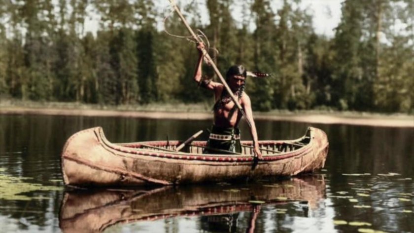 Лодки индейцев Южной Америки