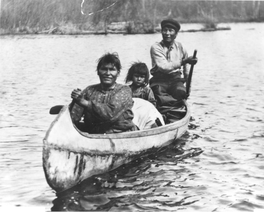 Каноэ индейцев