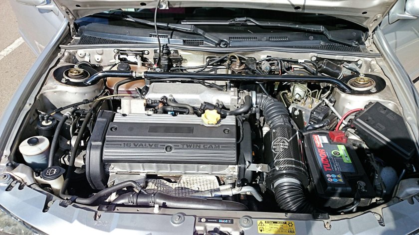 MG ZR 160 двигатель