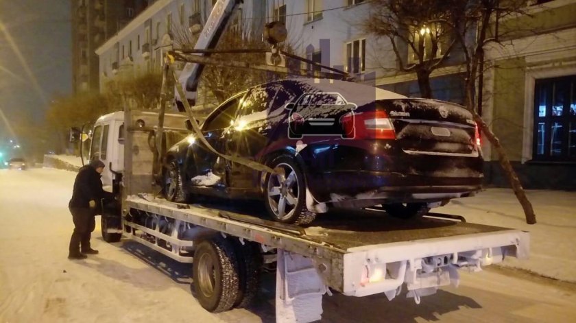 Красноярский гонщик на Skoda