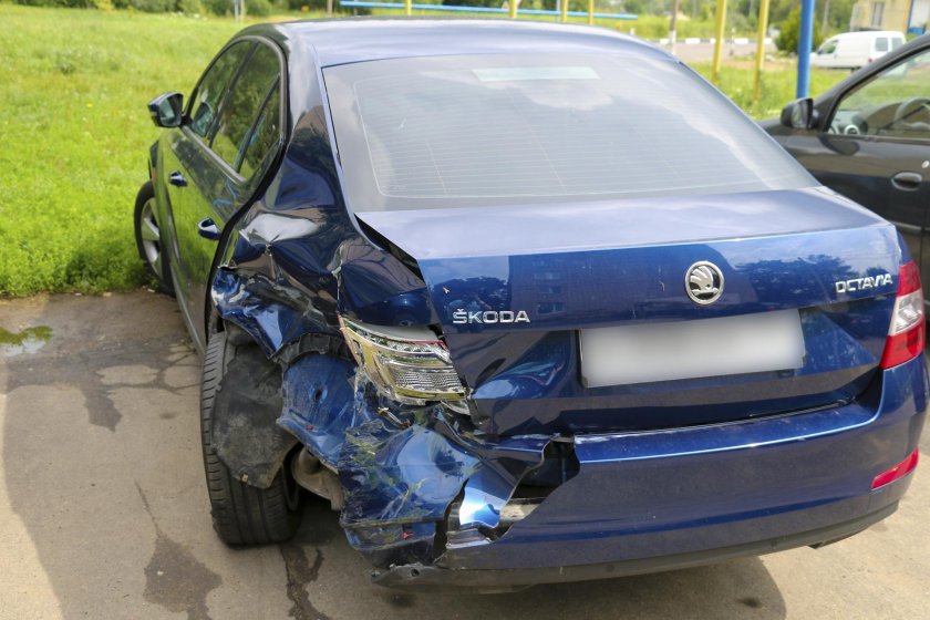 Битая Шкода Октавия а7