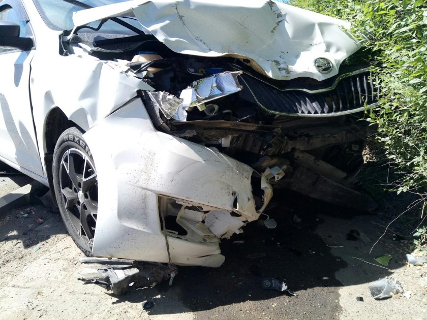 Битая Шкода Октавия а7