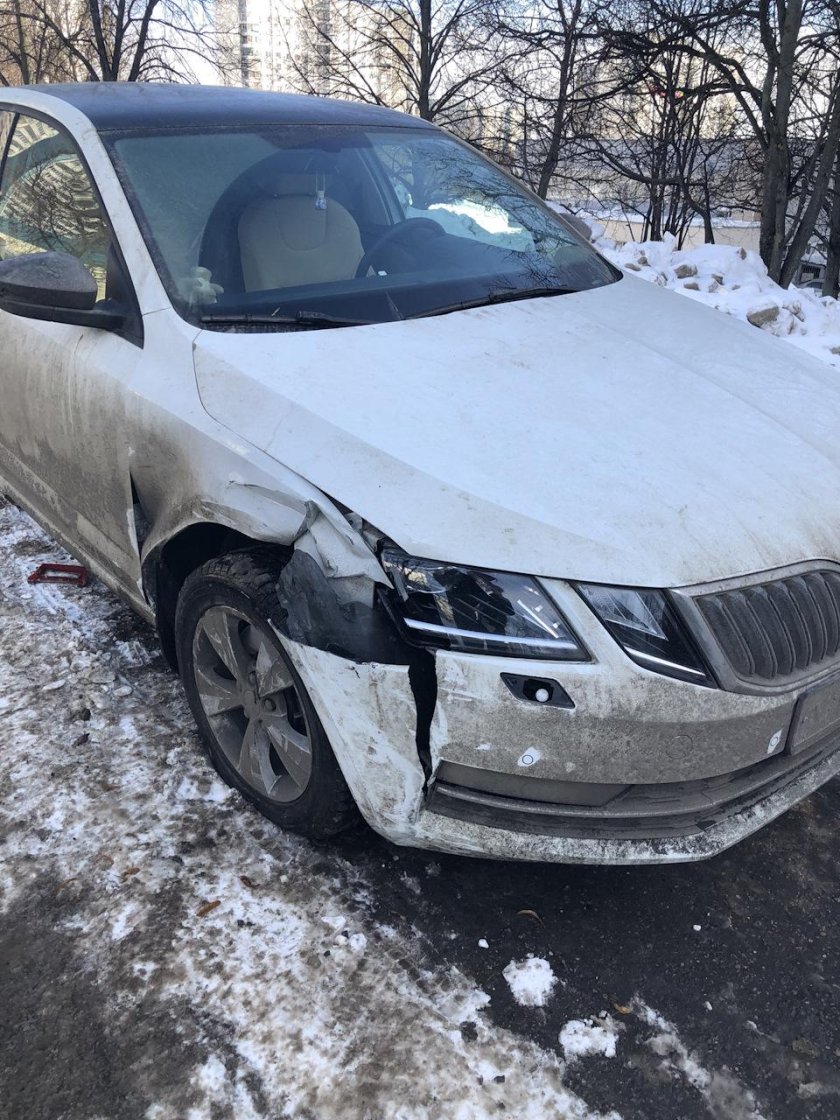 Битая Шкода Октавия а7