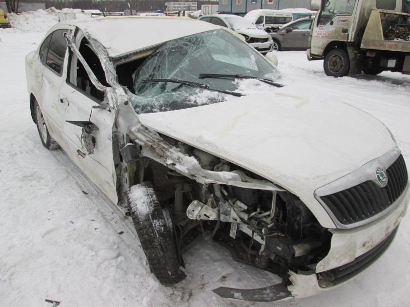 Битая Шкода Октавия а7