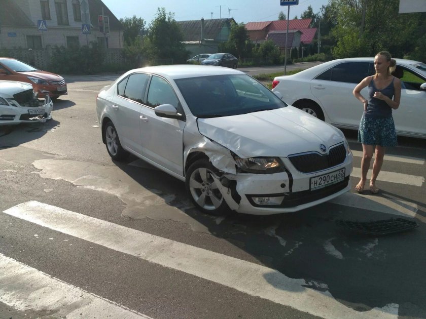 Битая Octavia a7