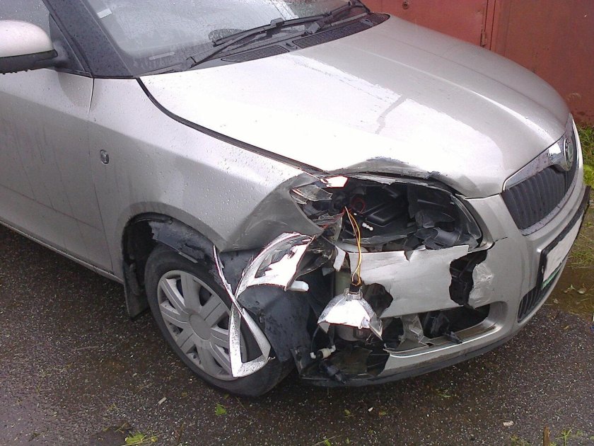 Разбитая Фабия 2