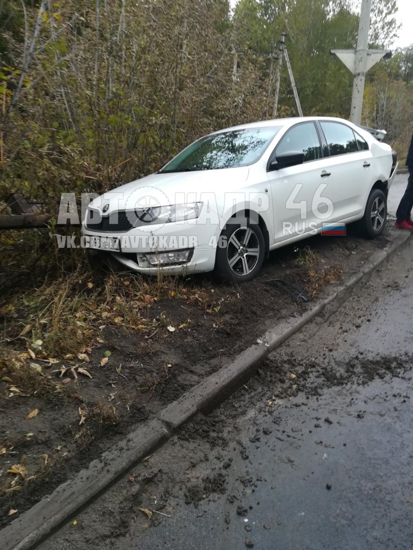 Разбитый Шкода Октавия