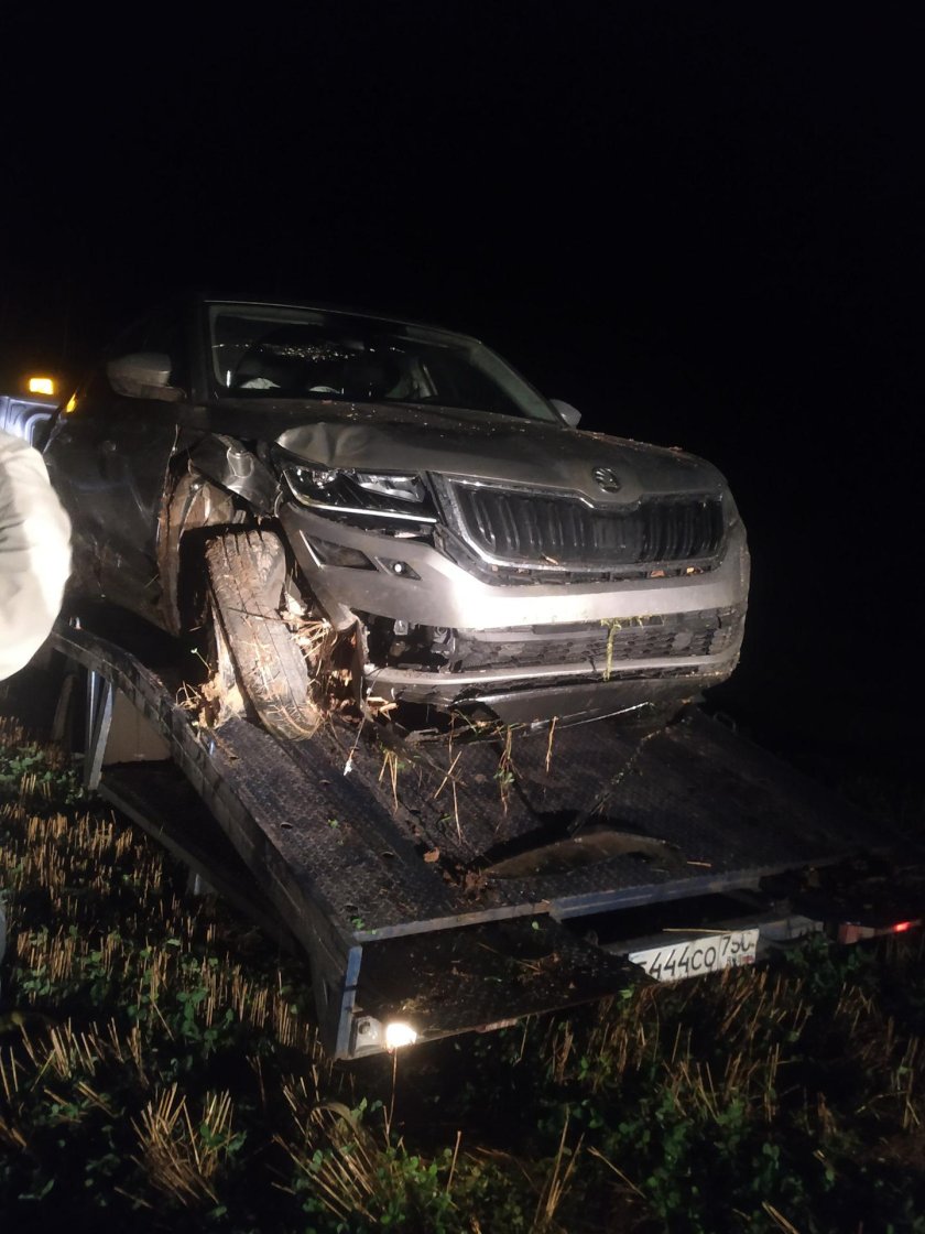 Разбитая Шкода Кодиак