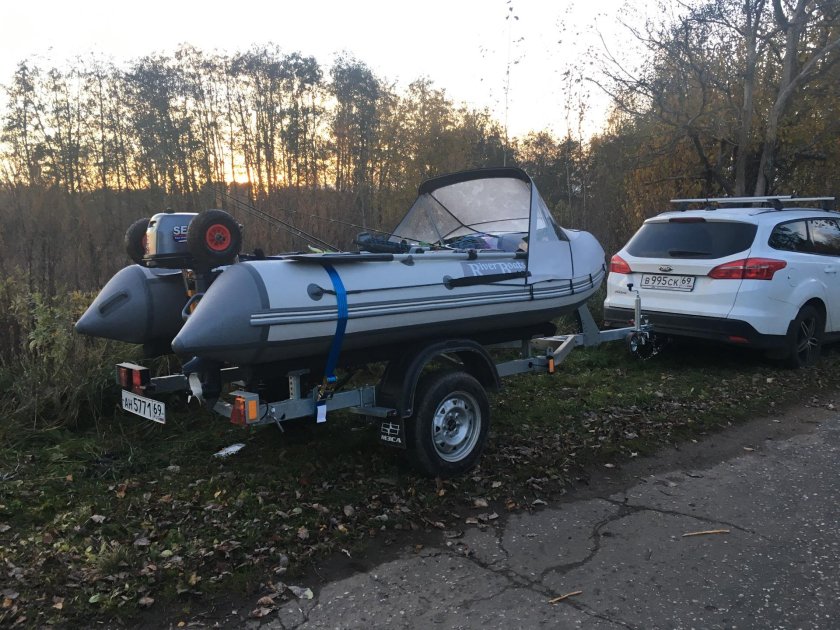 Прицеп МЗСА для лодки ПВХ