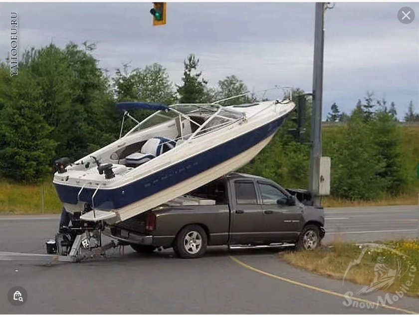 Лодка для перевозки автомобиля
