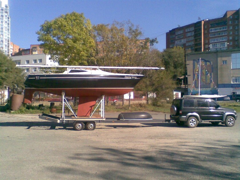 Прицеп для килевой яхты 8 метров