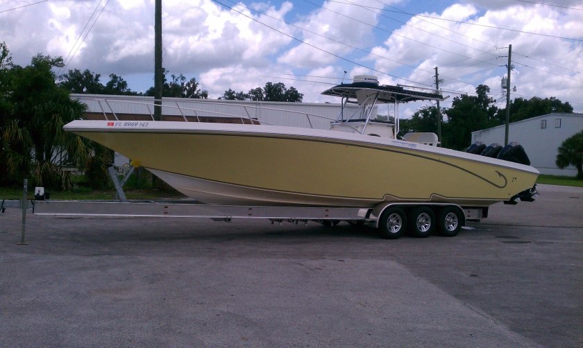 Прицеп для килевой яхты 9 метров