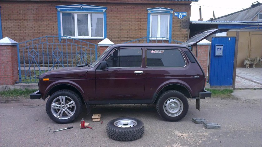 Нива на r17 225/55