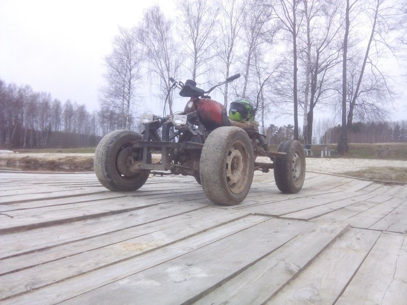 Квадроцикл из мотоцикла Урал 4х4
