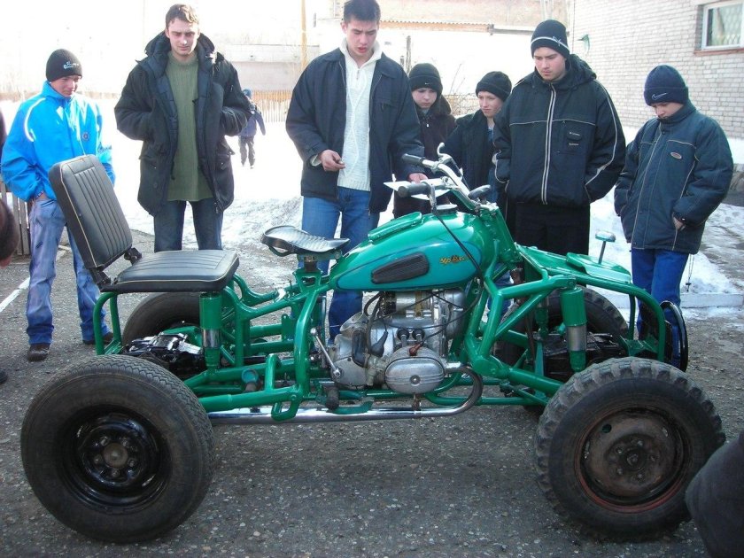Квадроцикл из мотоцикла Урал 4х4
