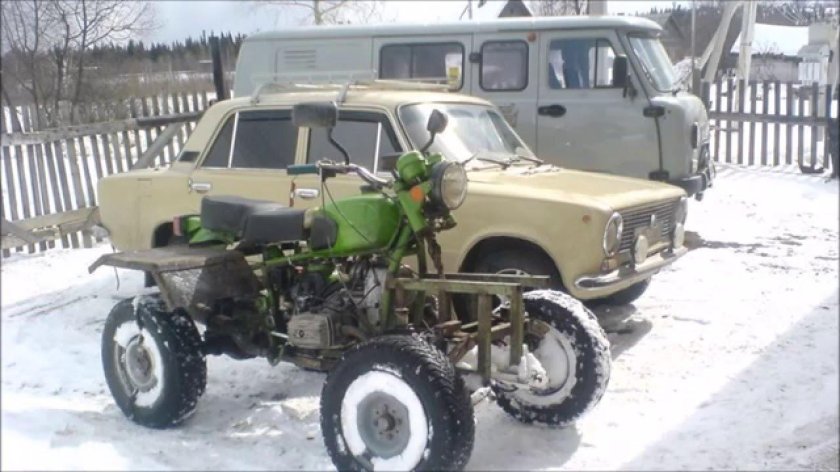 Квадроцикл на базе Урала 4х4