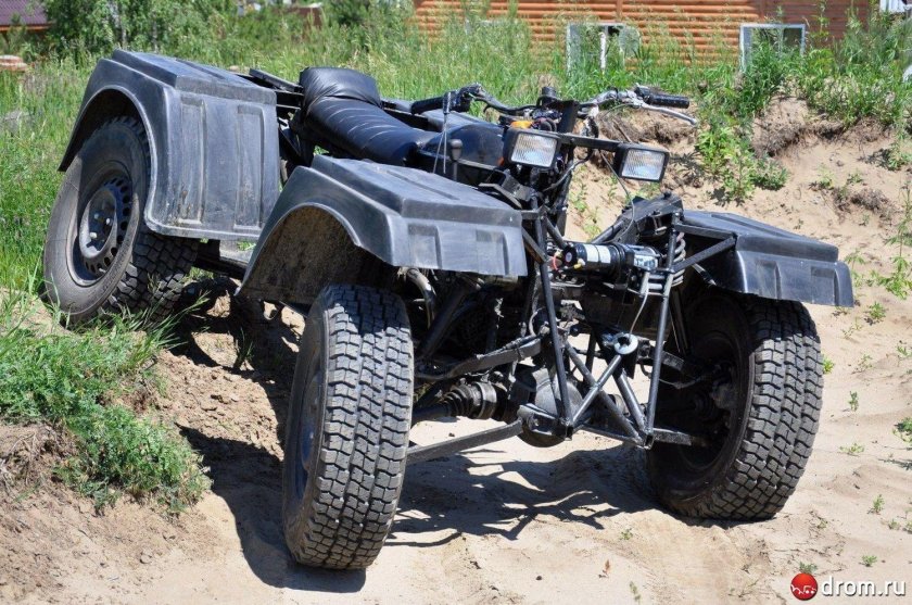 Мотоцикл Урал квадроцикл 4х4